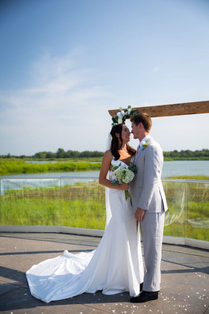 Intimate wedding or elopement capturing meaningful moments between the couple in a beautiful location.