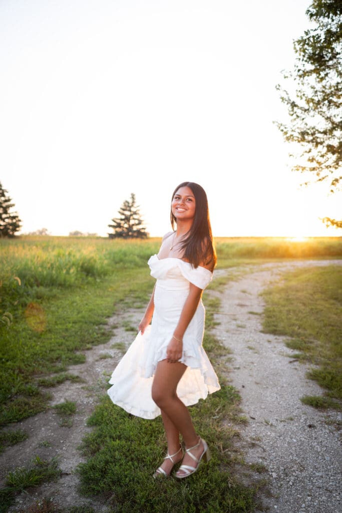 Senior Photographer Mount Pleasant Iowa session with high school senior
