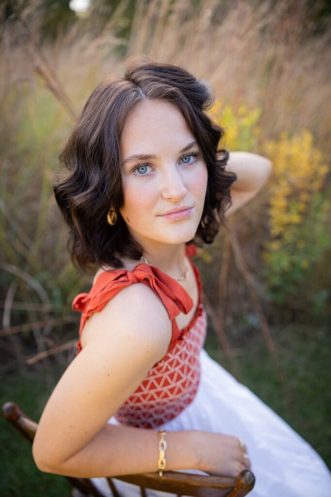 Washington Iowa senior girl fall session