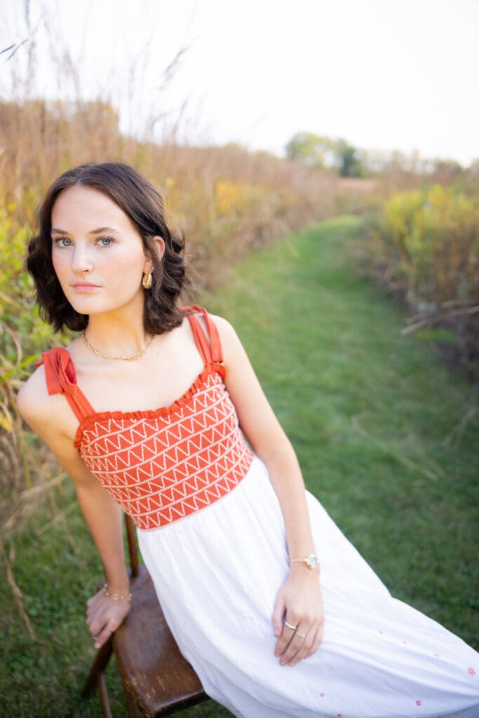 Washington Iowa senior girl fall session