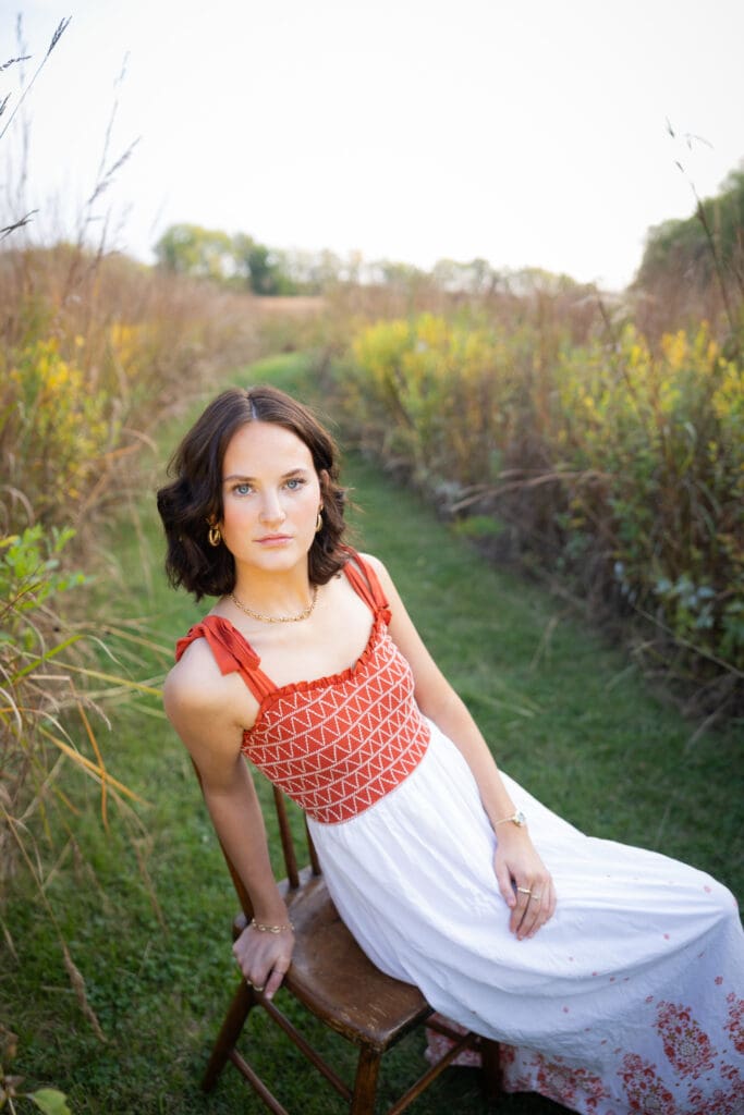 Washington Iowa senior girl fall session