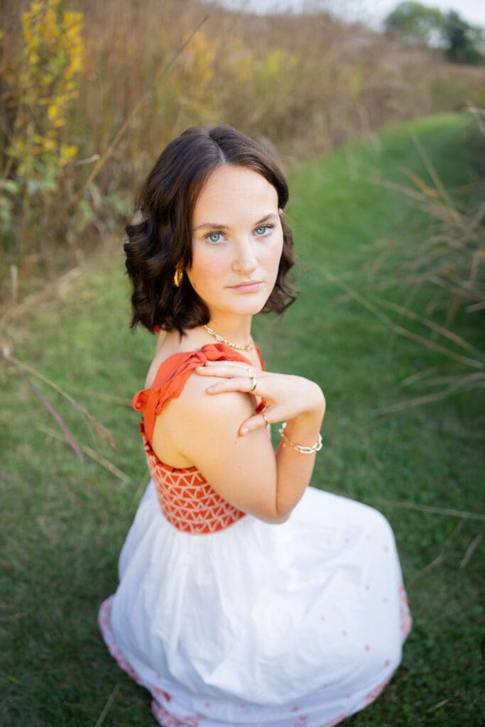 Washington Iowa senior girl fall session