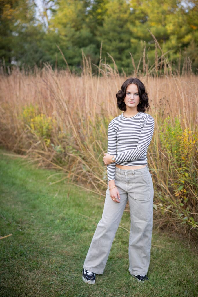 Washington Iowa senior girl fall session
