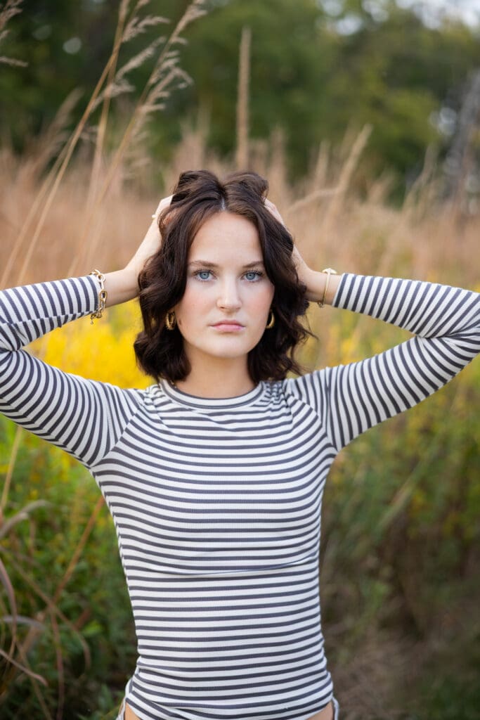Washington Iowa senior girl fall session
