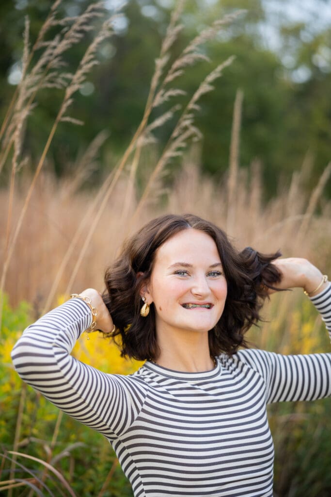 Washington Iowa senior girl fall session