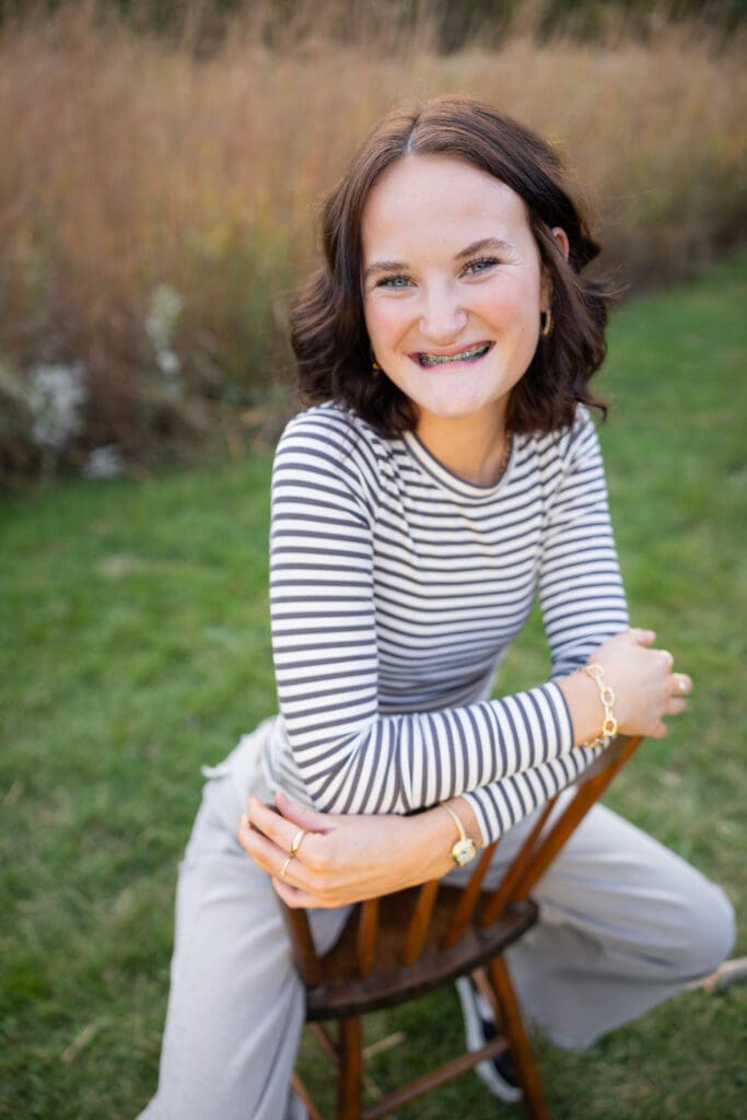 Southeast Iowa Senior Girl Outdoor Photograph