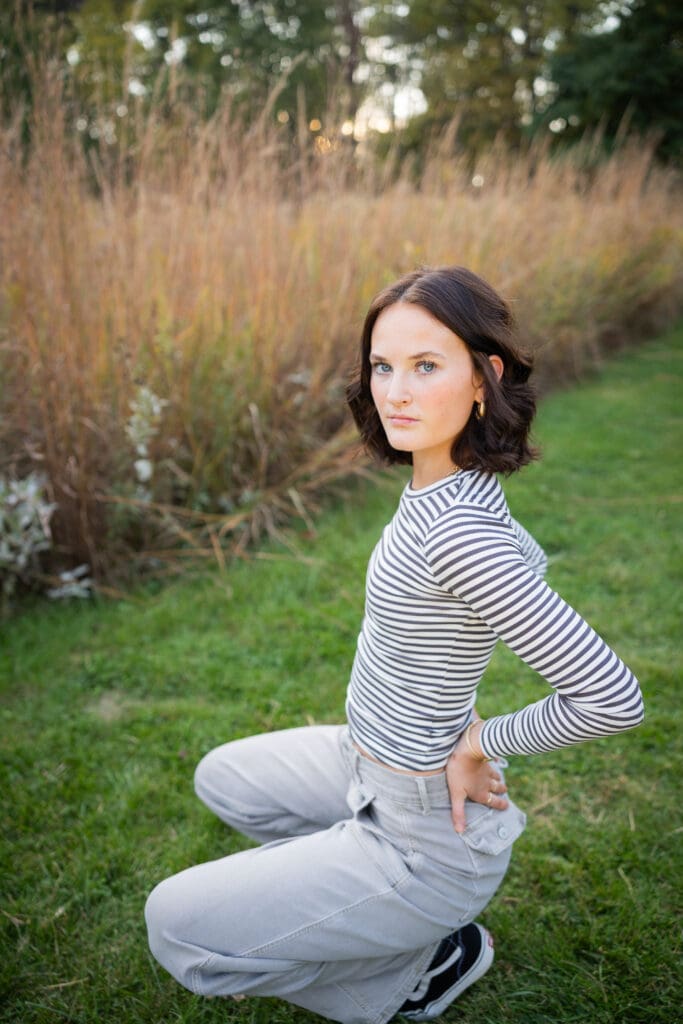 Washington Iowa senior girl fall session