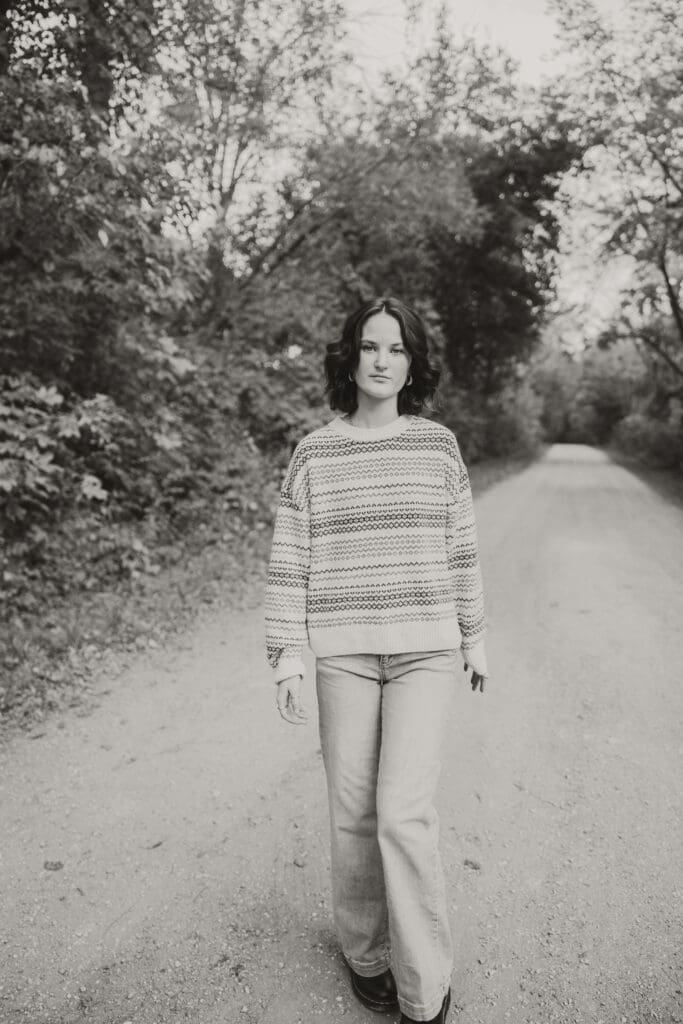 Washington Iowa senior girl fall session