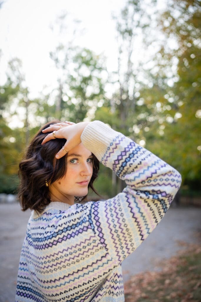 Washington Iowa senior girl fall session