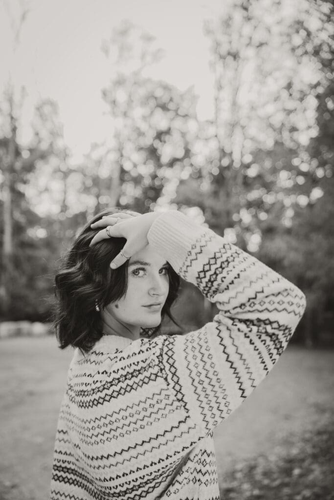 Washington Iowa senior girl fall session