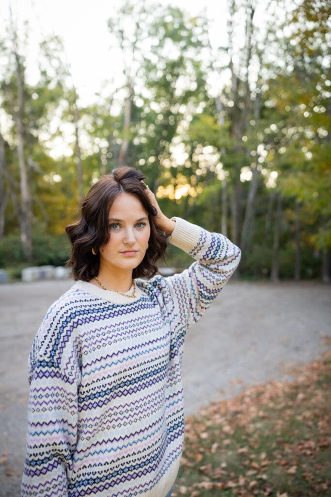 Washington Iowa senior girl fall session