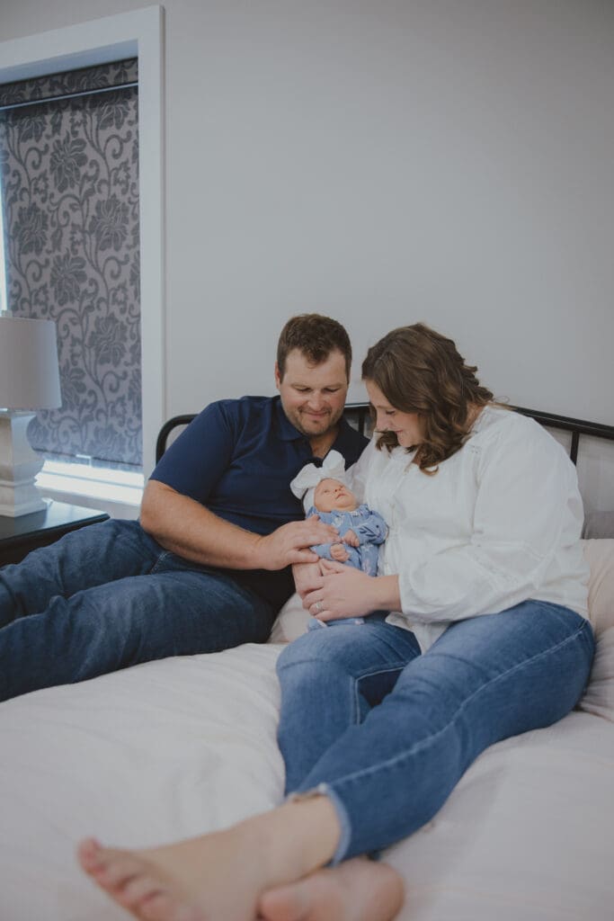 Iowa Lifestyle Newborn Photography