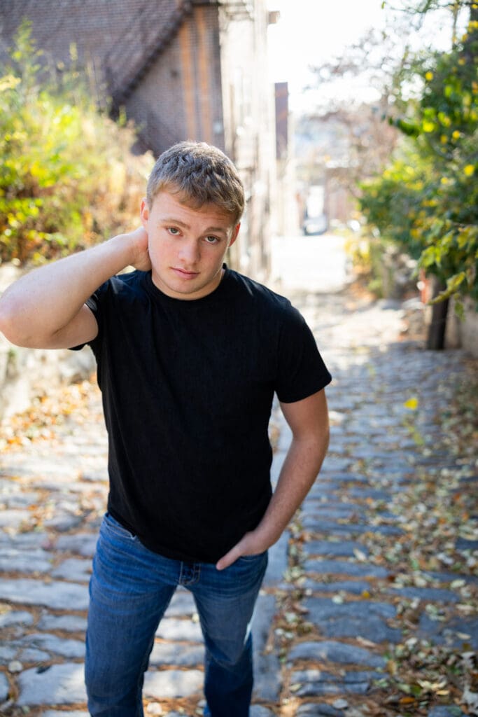 Senior Photographer Mount Pleasant Iowa session with high school senior