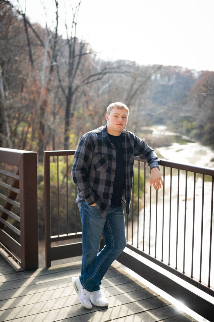 Starrs Cave Senior Photos Burlington Iowa