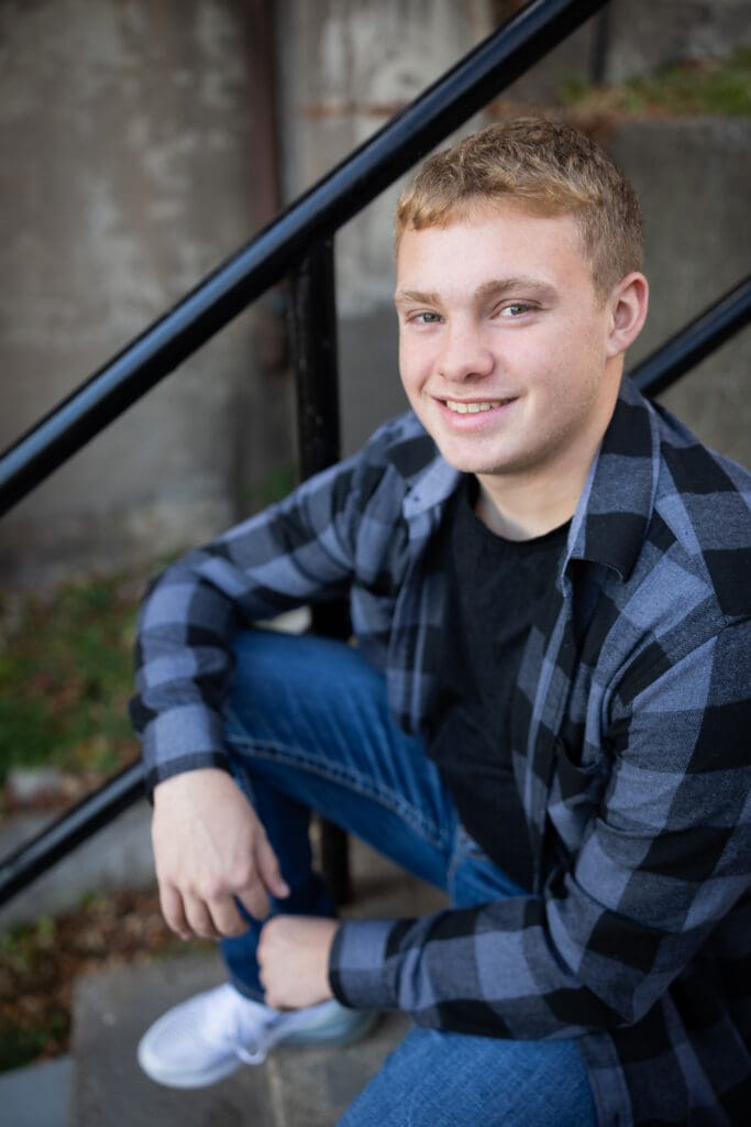 Guy Senior Photos Iowa Senior Photos Outdoor Senior Session