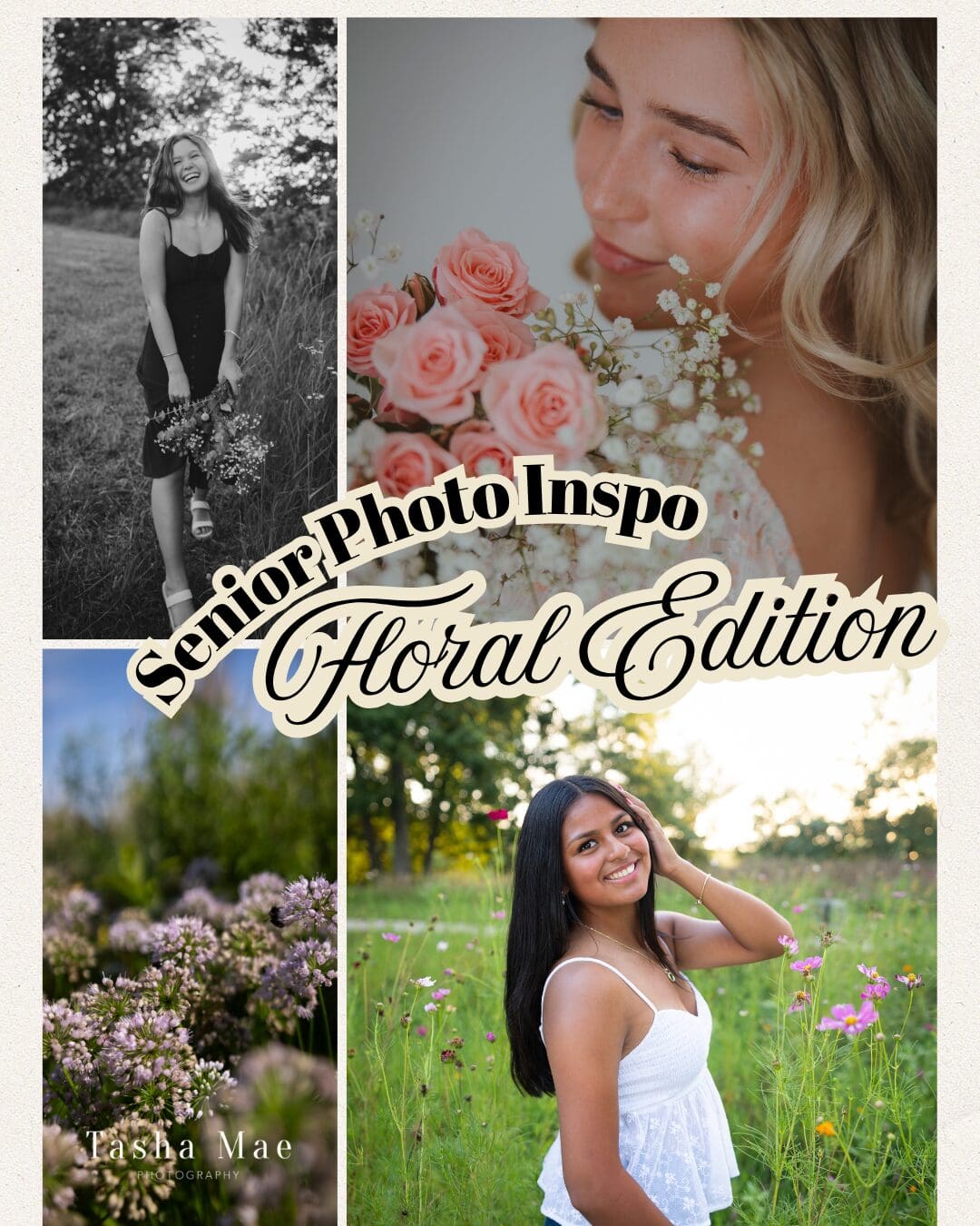 Senior Photo Inspo Floral Edition